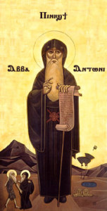 Icona raffigurante sant'Antonio abate