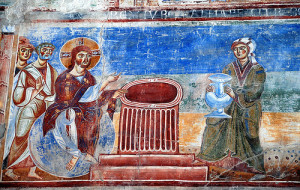 Gesù e la samaritana - Abbazia di Sant'Angelo in Formis (1072-1087)