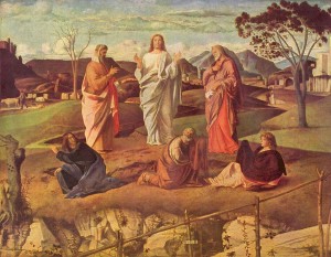 Trasfigurazione di Cristo (Bellini 1480-1485 Napoli, Galleria Nazionale di Capodimonte)